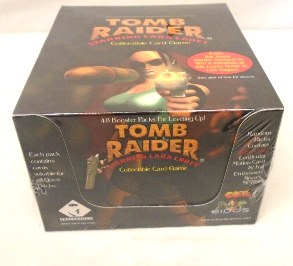 Tomb Raider CCG Booster Box Factory Sealed 48 Packs